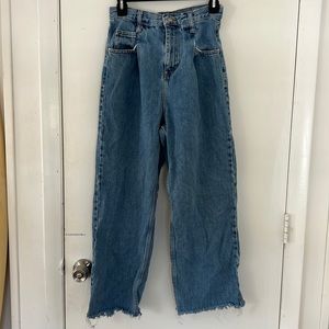 Topshop baggy high rise jeans